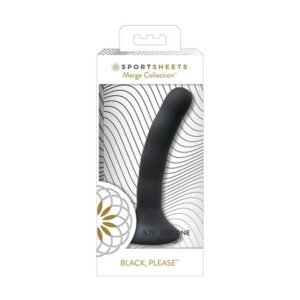 Sportsheets 5.75'' Please Silicone Dildo - Black