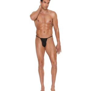 Elegant Moments Men's G-string Pouch With T Back EMVIV82922
