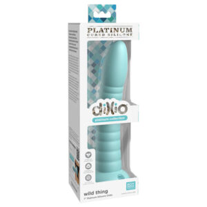 Dillio Platinum 7'' Wild Thing Silicone Dildo - Teal