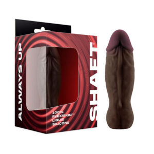 Shaft Flexskin Liquid Silicone Bullet - Mahogany
