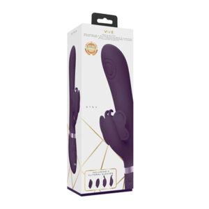 Shots Vive Etsu Pulse G-Spot Rabbit w/Interchangeable Clitoral Attachments - Purple
