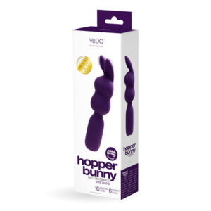 VeDO Hopper Bunny Rechargeable Mini Wand - Purple