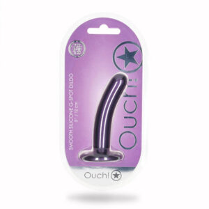 Shots Ouch 5'' Smooth G-Spot Dildo - Metallic Purple