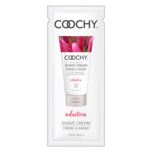 COOCHY Seduction Shave Cream Foil - .5 oz Honeysuckle/Citrus