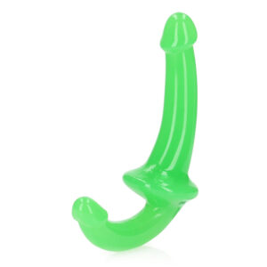 Realrock Glow In The Dark Strapless Strap-On 6'' Neon Green