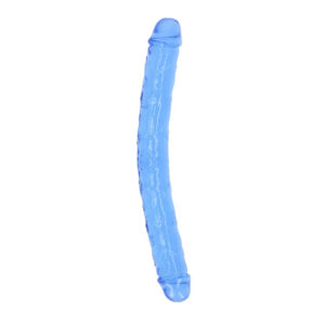 Realrock Crystal Clear Double Dong 13'' Blue