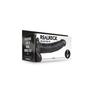 Realrock Hollow Strap-On With Balls 7''
