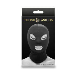 Taboo Eyes&Mouth Hood Black