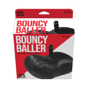 Bouncy Baller Inflatable Cushion W Dildo W/Foot Pump