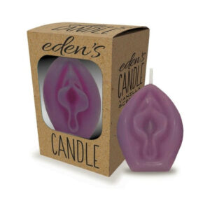 Edens Vagina Candle Eggplant