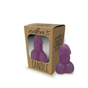 Edens Penis Candle Eggplant