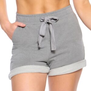 Felina Organic Cotton French Terry High Waisted Bermuda Short FE900664