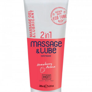 MASSAGE & GLIDE GEL 2IN1 STRAWBERRY