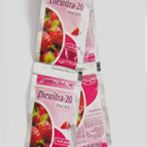 Zhewtra Oral Jelly (Vardenafil 20mg) 2 week Pack  X 7 Jelly 14 pcs)