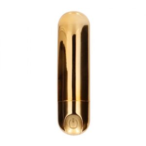 10-Speed Rechargeable Bullet Vibrator – Gold | Lovedo UK