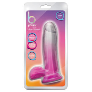 B Yours Sugar Magnolia Dildo-Fuchsia 7''