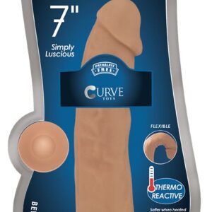 FLESHSTIXXX 7in Silicone Dildo Latte