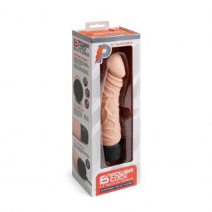 Powercocks 6.5 Realistic Vibrator - Ivory