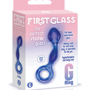 The 9's First Glass G-Ring Anal & Pussy Stimulator