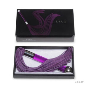 LELO Sensua Suede Whip Red Black Velvet