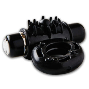 Nu Sensuelle Bullet Ring Cockring 7 Function - Black