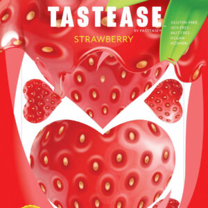 TASTEASE STRAWBERRY EDIBLE NIPPLE PASTIES & PECKER WRAPS