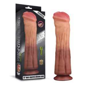 Lovetoy 12 Inch Dual Layered Silicone Horse Cock – Realistic & Bold | Lovedo
