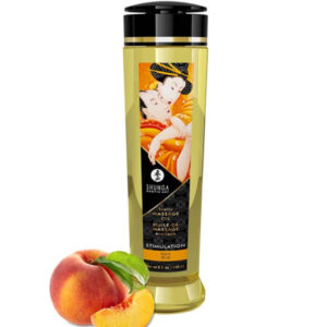 EROTIC MASSAGE OIL 240 ml / 8 oz PEACH-1733257646