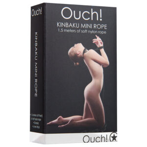 Ouch! Kinbaku Mini Rope - 1.5m - Black
