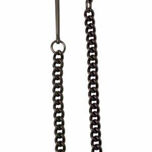 Spartacus Adjustable Black Tweezer Nipple Clamps w/Chain