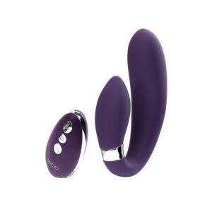 Vedo Jeni C-Shaped Dual Motor Vibe With Remote Purple