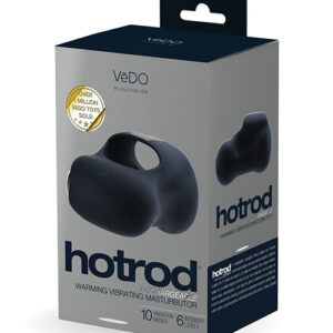 VeDO Hot Rod Rechargeable Warming Masturbator - Just Black