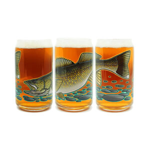 Casey Underwood Walleye Beer Glass