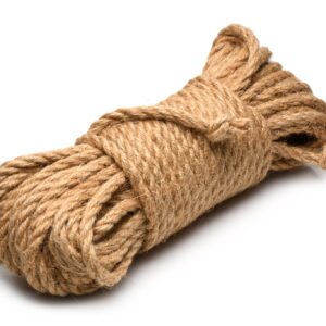 Ms Tied Up Jute Bondage Rope 50` Tan