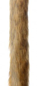 Extra Long Mink Tail Metal Anal Plug