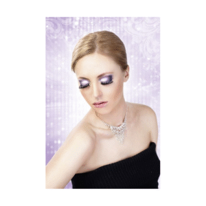 Baci Lingerie Black and white Glamour lashes with Stones
