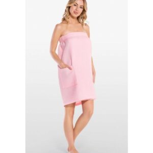 LM Brands Waffle Spa Bath Wrap LM7083-Blush