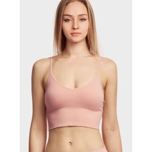 Sofra Ladies Seamless Solid Color Sport Bras BR0255S