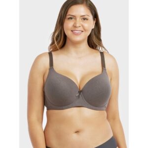 Sofra Ladies Full Cup Plain Cotton DD Cup Bra BR4207PDD