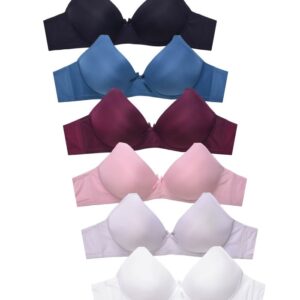 Sofra Ladies No Wire Soft D Cup Bra BR4420ND