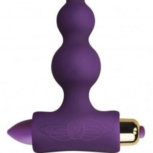 Rocks-Off Petite Sensations Bubbles Vibrating Anal Beads Purple