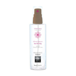 HOT Shiatsu Bed & Body Perfume with Pheromones in Spray with Scent Cherry White Lotus 100ml