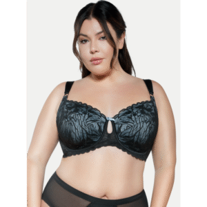 Parfait Charlotte Lace Unlined Bra P6922 - Black Onyx