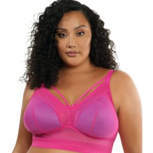 Parfait Mia Dot Wired Free Bralette P6011-Bright-Pink