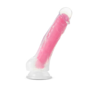 Neo Elite Paradise Glow-in-the-Dark 7 Inch Silicone Dildo Neon Pink