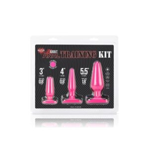 Hustler Toys Anal Training Kit Hot Pink L