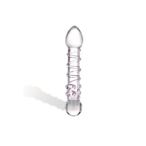 Glas Spiral Staircase Full Tip Dildo Clear OS