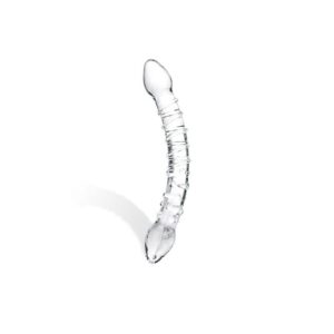 Glas Double Trouble Glass Dildo Clear OS