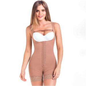 Fajas MariaE FQ105 | Post Surgery Shapewear with Over Bust Strap | 2nd Stage
